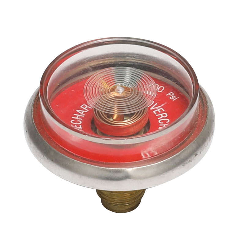 How does the Low pressure carbon dioxide valve prevent system overpressure?
